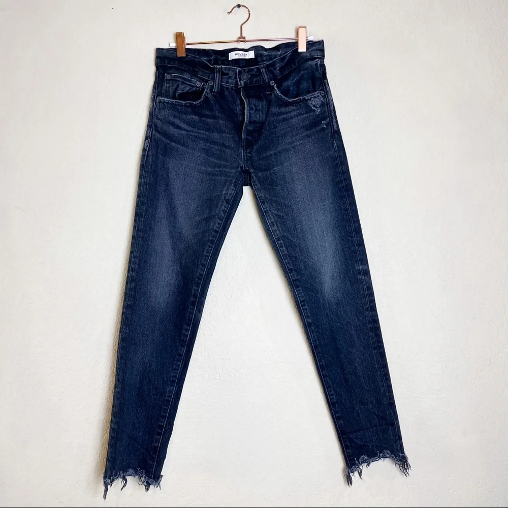 Moussy Vintage Staley Tapered Rigid Jean Black Size 25 - Picture 3 of 10